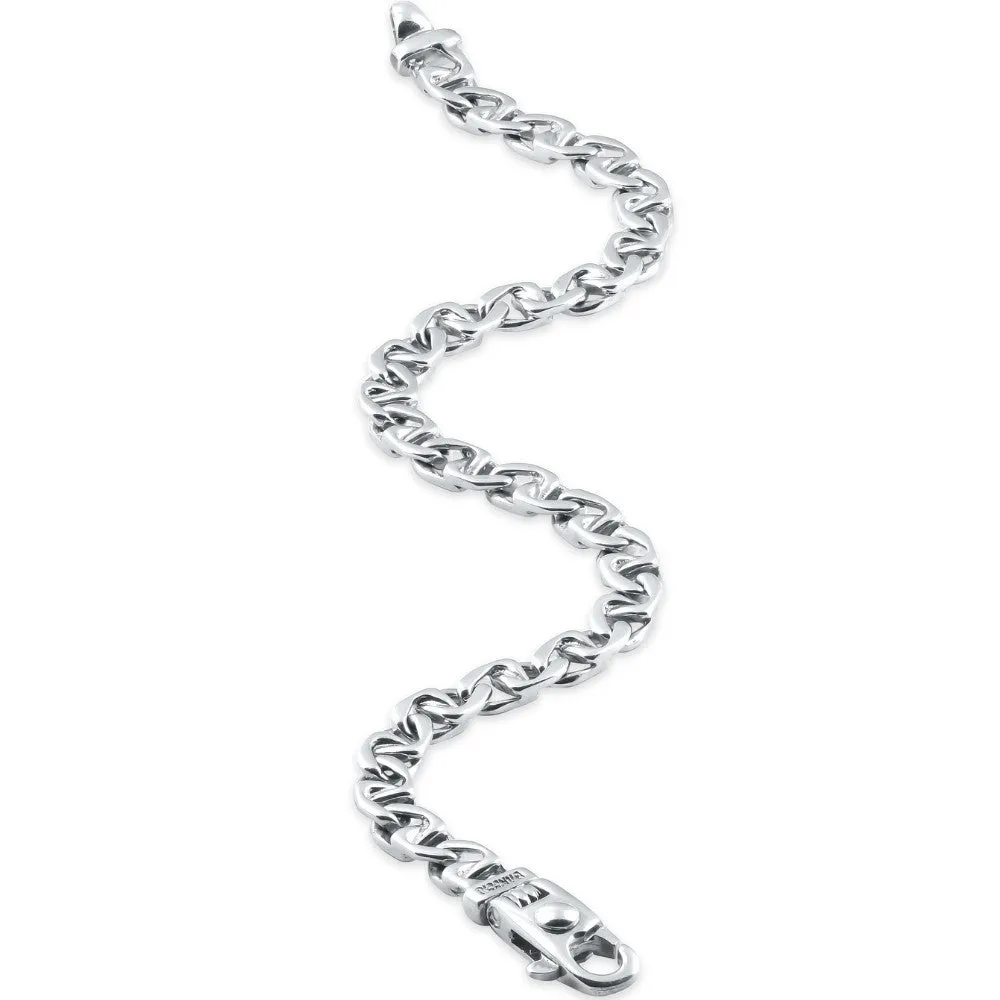 Men's Designer Mariner Link 14k Gold (20gram) or Platinum (33gram) 6mm Bracelet 8.5"