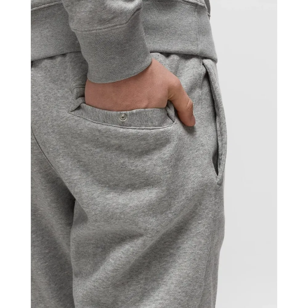 Nike Club Fleece Cuffed Pant Dark Grey Heather/Safety Orange  FN2643-063 Men's