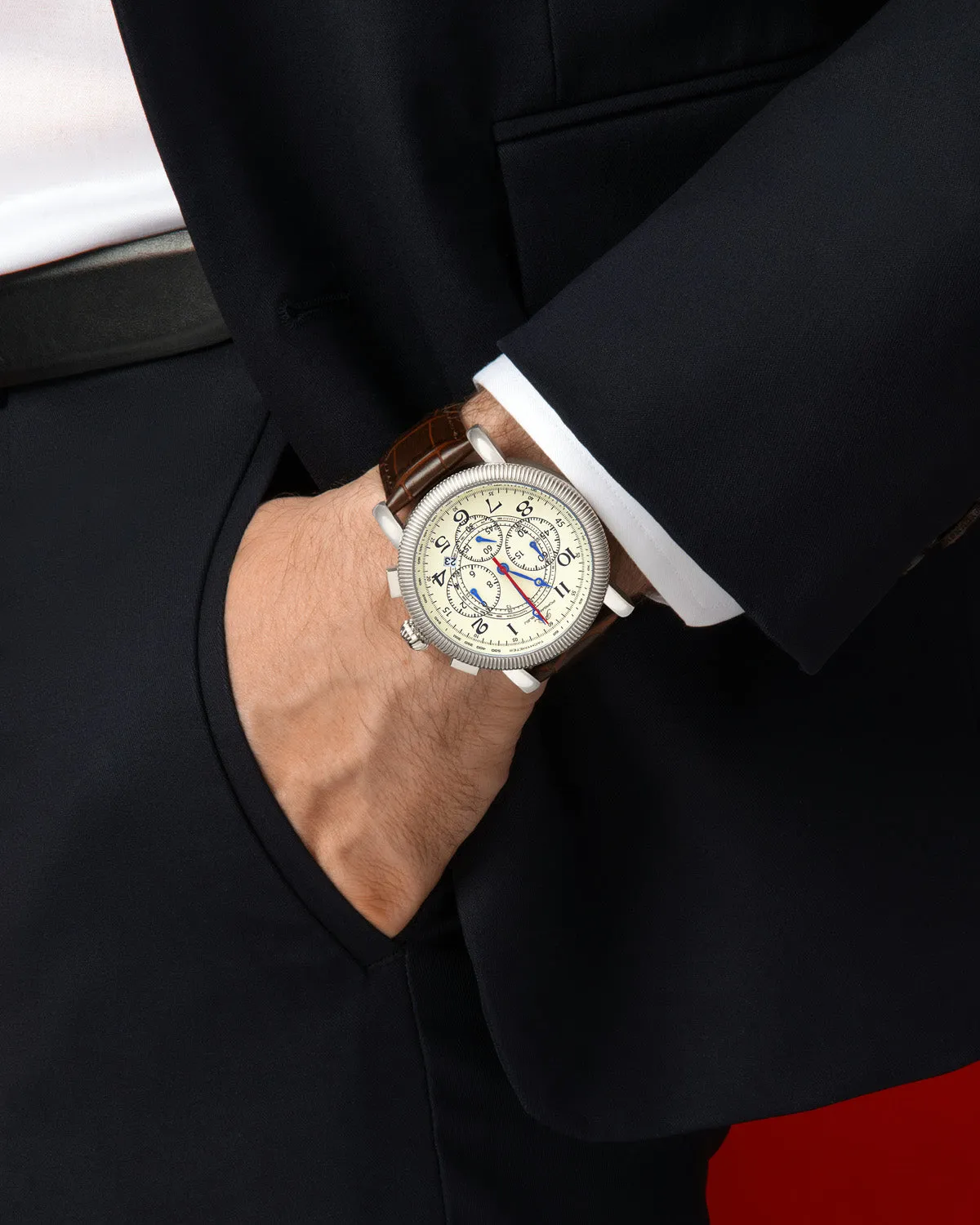 Phileas Men's Leather Watch