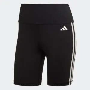 Women's adidas Training Essentials 3-Stripes High-Waisted Short Leggings